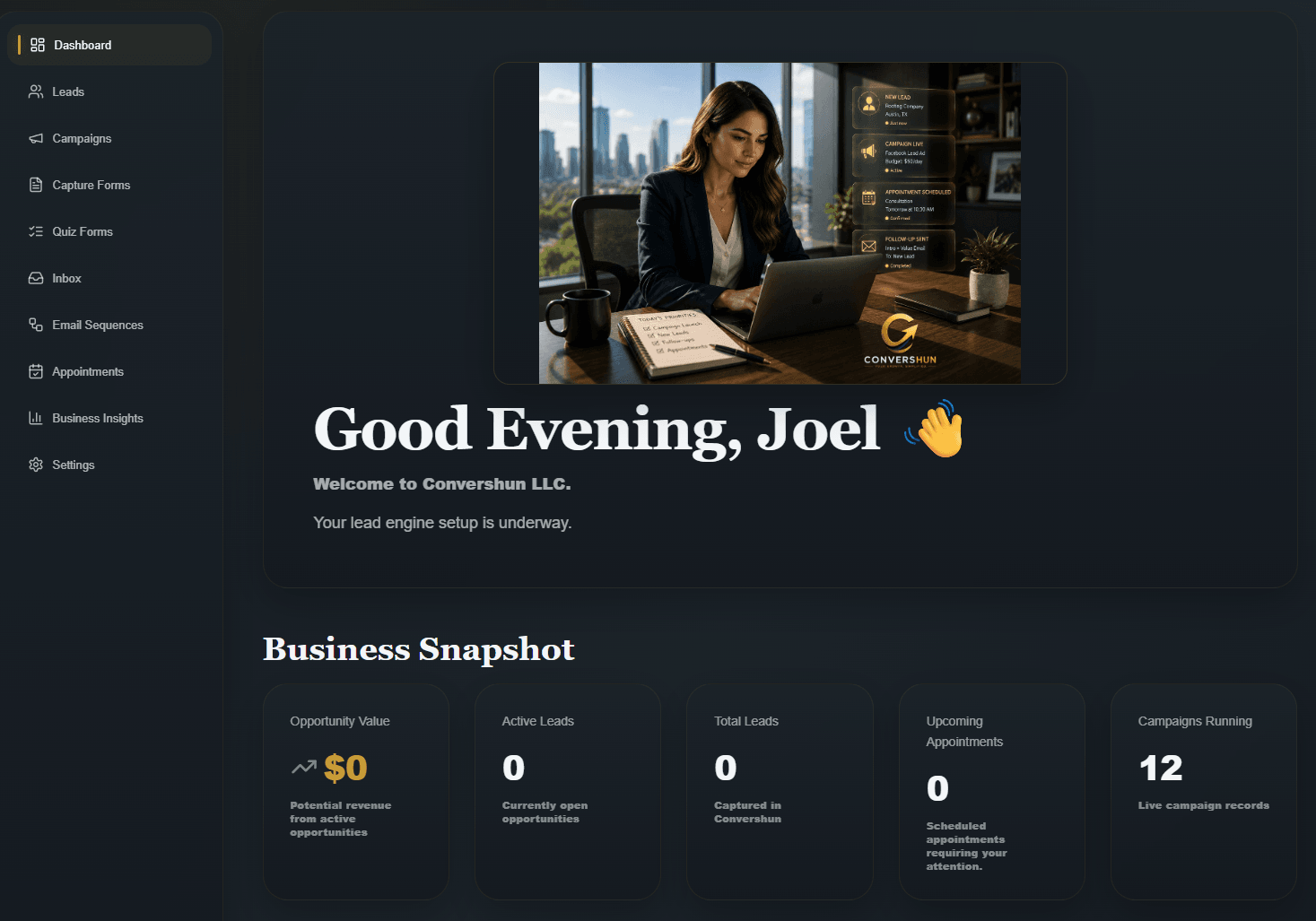 Convershun Dashboard